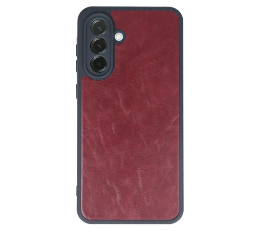 Samsung Galaxy A15 4G Kılıf Aras Deri Kapak - Bordo