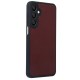 Samsung Galaxy A55 5G Kılıf Aras Deri Kapak - Bordo