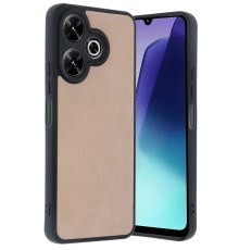 Xiaomi Redmi 13 4G Kılıf Aras Deri Kapak - Pudra
