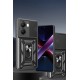 Xiaomi Poco X7 Pro Kılıf Pars Lens Yüzüklü Silikon - Kırmızı
