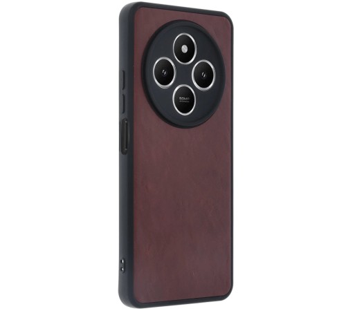 Xiaomi Redmi 14C Kılıf Aras Deri Kapak - Bordo