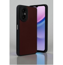 Realme 12 Lite Kılıf Aras Deri Kapak - Bordo