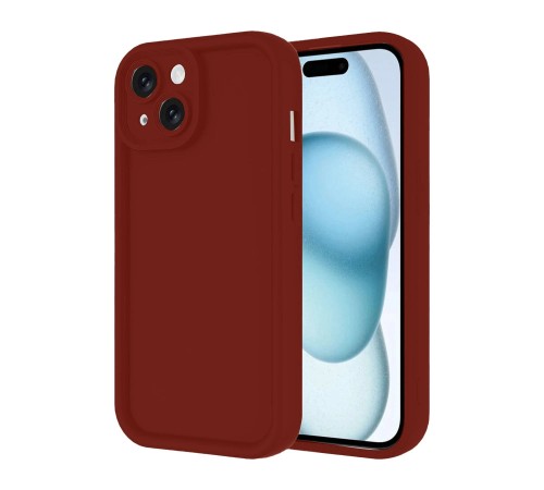 iPhone 14 Kılıf Viera Silikon - Bordo iPhone 14 Kılıf Viera Silikon - Bordo