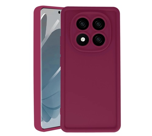 Xiaomi Redmi Note 14 Pro 5G Kılıf Viera Silikon - Bordo Xiaomi Redmi Note 14 Pro 5G Kılıf Viera Silikon - Bordo