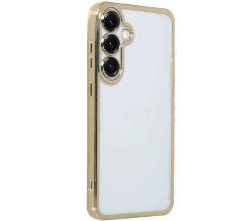 Samsung Galaxy S25 Kılıf Lensli Silikon - Gold Samsung Galaxy S25 Kılıf Lensli Silikon - Gold