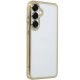Samsung Galaxy S25 Plus Kılıf Lensli Silikon - Gold