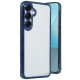 Samsung Galaxy S25 Plus Kılıf Lensli Silikon - Lacivert