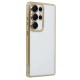 Samsung Galaxy S25 Ultra Kılıf Lensli Silikon - Gold