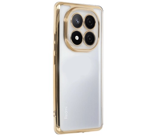 Xiaomi Redmi Note 14 Pro 5G Kılıf Lensli Silikon - Gold Xiaomi Redmi Note 14 Pro 5G Kılıf Lensli Silikon - Gold