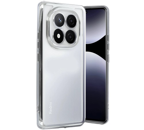 Xiaomi Redmi Note 14 Pro 5G Kılıf Lensli Silikon - Gümüş Xiaomi Redmi Note 14 Pro 5G Kılıf Lensli Silikon - Gümüş