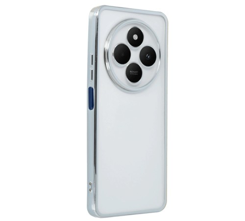 Xiaomi Redmi 14C Kılıf Lensli Silikon - Gümüş Xiaomi Redmi 14C Kılıf Lensli Silikon - Gümüş