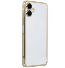 Samsung Galaxy A06 Kılıf Lensli Silikon - Gold