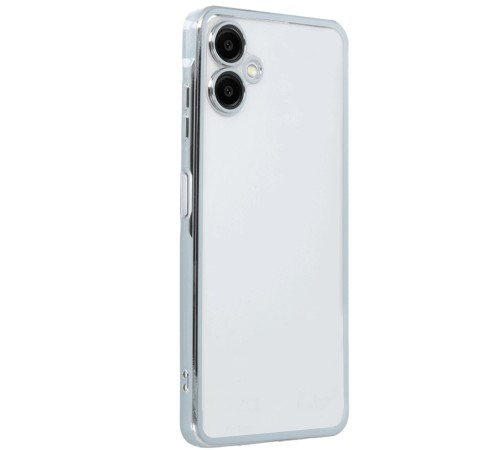 Samsung Galaxy A06 Kılıf Razer Lensli Silikon - Gümüş Samsung Galaxy A06 Kılıf Razer Lensli Silikon - Gümüş