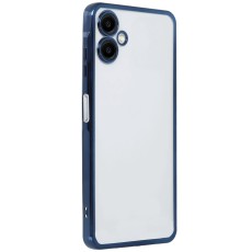 Samsung Galaxy A06 Kılıf Lensli Silikon - Lacivert