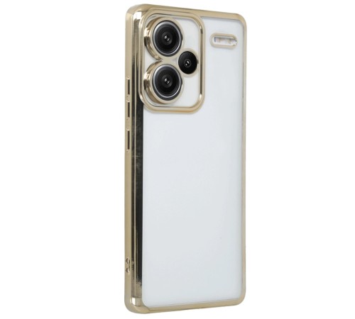 Xiaomi Redmi Note 13 Pro Plus Kılıf Lensli Silikon - Gold Xiaomi Redmi Note 13 Pro Plus Kılıf Lensli Silikon - Gold