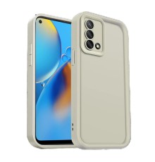 Oppo A74 4G Kılıf Viera Silikon - Krem