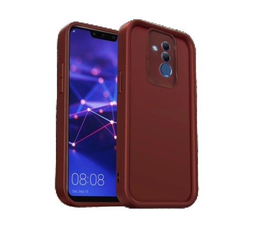 Huawei Mate 20 Lite Kılıf Viera Silikon - Bordo Huawei Mate 20 Lite Kılıf Viera Silikon - Bordo