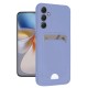 Samsung Galaxy A16 5G Kılıf Kelvin Kartvizitli Silikon - Lila