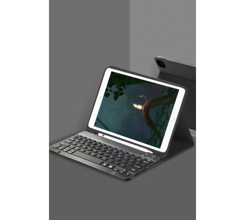 iPad Pro 11 (2024) Kılıf KC01 Smart Klavyeli Tablet Kılıfı - Siyah iPad Pro 11 (2024) Kılıf KC01 Smart Klavyeli Tablet Kılıfı - Siyah