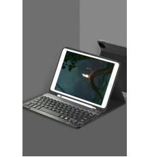 iPad Pro 12.9 (2022) Kılıf KC01 Smart Klavyeli Tablet Kılıfı - Siyah