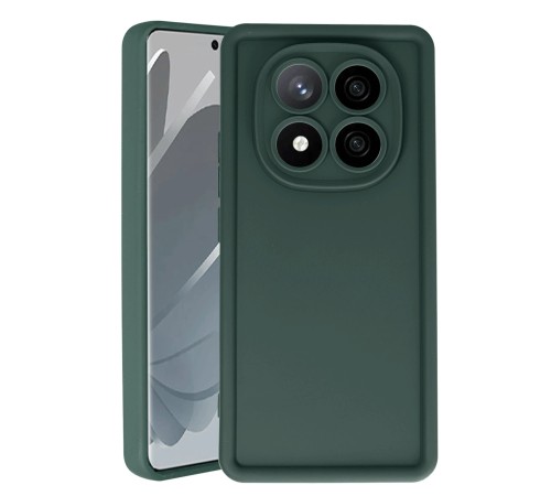 Xiaomi Redmi Note 14 Pro 4G Kılıf Viera Silikon - Koyu Yeşil Xiaomi Redmi Note 14 Pro 4G Kılıf Viera Silikon - Koyu Yeşil