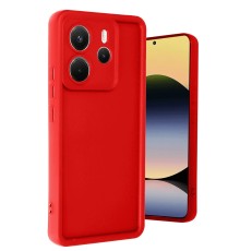 Xiaomi Redmi Note 14 4G Kılıf Viera Silikon - Kırmızı