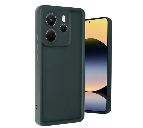 Xiaomi Redmi Note 14 4G Kılıf Viera Silikon - Koyu Yeşil Xiaomi Redmi Note 14 4G Kılıf Viera Silikon - Koyu Yeşil