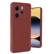 Xiaomi Redmi Note 14 4G Kılıf Viera Silikon - Bordo