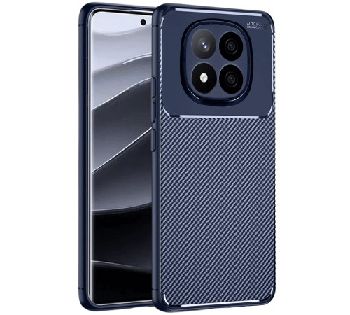 Xiaomi Redmi Note 14 Pro 4G Kılıf Auto Focus Karbon Kapak - Lacivert Xiaomi Redmi Note 14 Pro 4G Kılıf Auto Focus Karbon Kapak - Lacivert