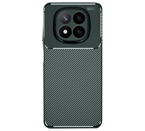 Xiaomi Redmi Note 14 Pro 4G Kılıf Auto Focus Karbon Kapak - Koyu Yeşil Xiaomi Redmi Note 14 Pro 4G Kılıf Auto Focus Karbon Kapak - Koyu Yeşil