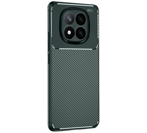 Xiaomi Redmi Note 14 Pro 4G Kılıf Auto Focus Karbon Kapak - Koyu Yeşil Xiaomi Redmi Note 14 Pro 4G Kılıf Auto Focus Karbon Kapak - Koyu Yeşil