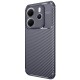 Xiaomi Redmi Note 14 4G Kılıf Auto Focus Karbon Kapak - Lacivert