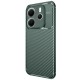 Xiaomi Redmi Note 14 4G Kılıf Auto Focus Karbon Kapak - Koyu Yeşil