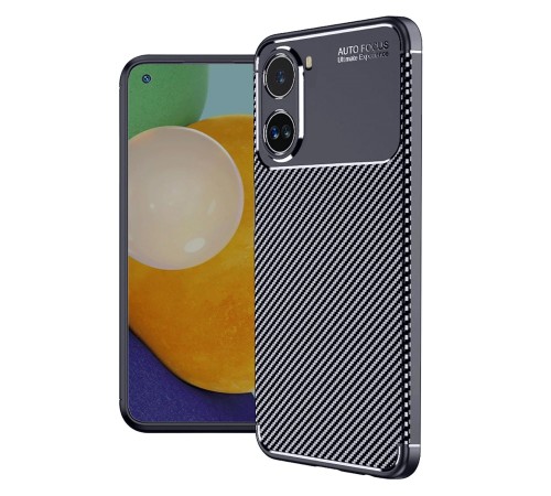 Xiaomi Poco X7 Pro Kılıf Auto Focus Karbon Kapak - Lacivert Xiaomi Poco X7 Pro Kılıf Auto Focus Karbon Kapak - Lacivert
