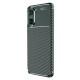 Xiaomi Poco X7 Pro Kılıf Auto Focus Karbon Kapak - Koyu Yeşil