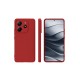 Xiaomi Redmi Note 14 4G Kılıf First Silikon - Kırmızı