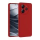Xiaomi Redmi Note 14 4G Kılıf First Silikon - Kırmızı
