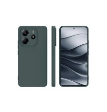Xiaomi Redmi Note 14 4G Kılıf First Silikon - Koyu Yeşil