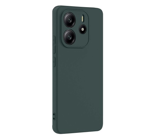 Xiaomi Redmi Note 14 4G Kılıf First Silikon - Koyu Yeşil