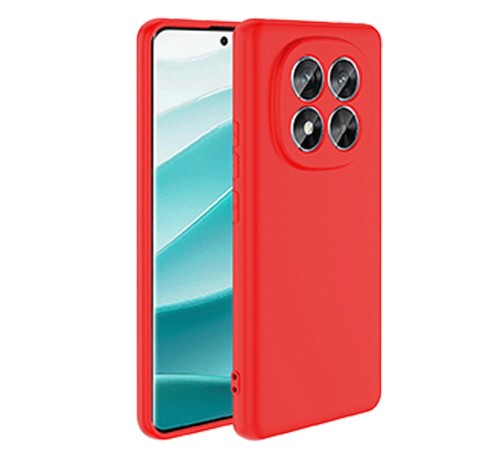 Xiaomi Redmi Note 14 Pro 4G Kılıf First Silikon - Kırmızı
