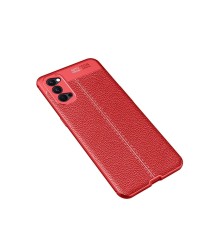 Oppo Reno 4 Pro Kılıf Auto Focus Kapak - Kırmızı