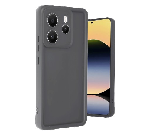 Xiaomi Redmi Note 14 4G Kılıf Viera Silikon - Gri Xiaomi Redmi Note 14 4G Kılıf Viera Silikon - Gri