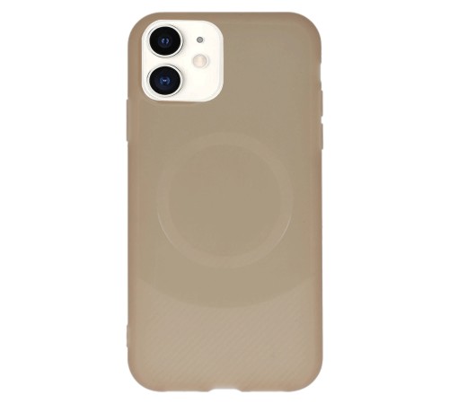 iPhone 11 Kılıf Maya Karbon Kapak - Kahverengi iPhone 11 Kılıf Maya Karbon Kapak - Kahverengi