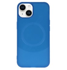iPhone 14 Kılıf Maya Karbon Kapak - Lacivert