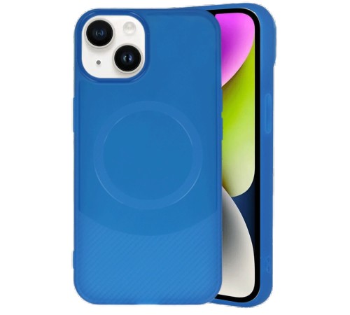 iPhone 14 Kılıf Maya Karbon Kapak - Lacivert iPhone 14 Kılıf Maya Karbon Kapak - Lacivert