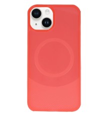iPhone 14 Kılıf Maya Karbon Kapak - Kırmızı