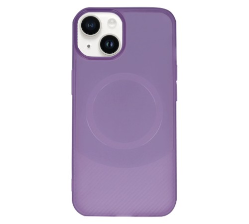 iPhone 14 Kılıf Maya Karbon Kapak - Mürdüm iPhone 14 Kılıf Maya Karbon Kapak - Mürdüm