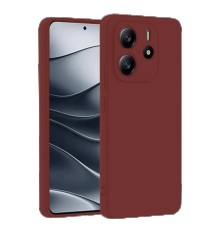 Xiaomi Redmi Note 14 4G Kılıf First Silikon - Bordo
