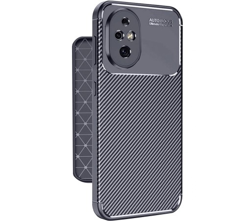 Honor 200 Kılıf Auto Focus Karbon Kapak - Lacivert Honor 200 Kılıf Auto Focus Karbon Kapak - Lacivert