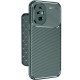 Honor 200 Kılıf Auto Focus Karbon Kapak - Koyu Yeşil